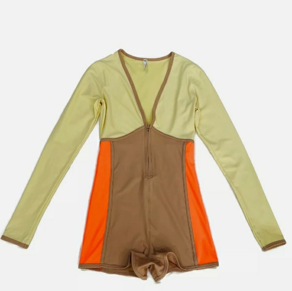 LAST ONE! Free People take a plunge surf body swimsuit XS NWOT - Picture 6 of 7